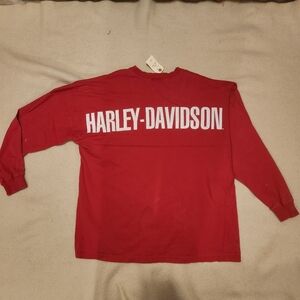 Vintage Harley-Davidson Red Long Sleeve Shirt